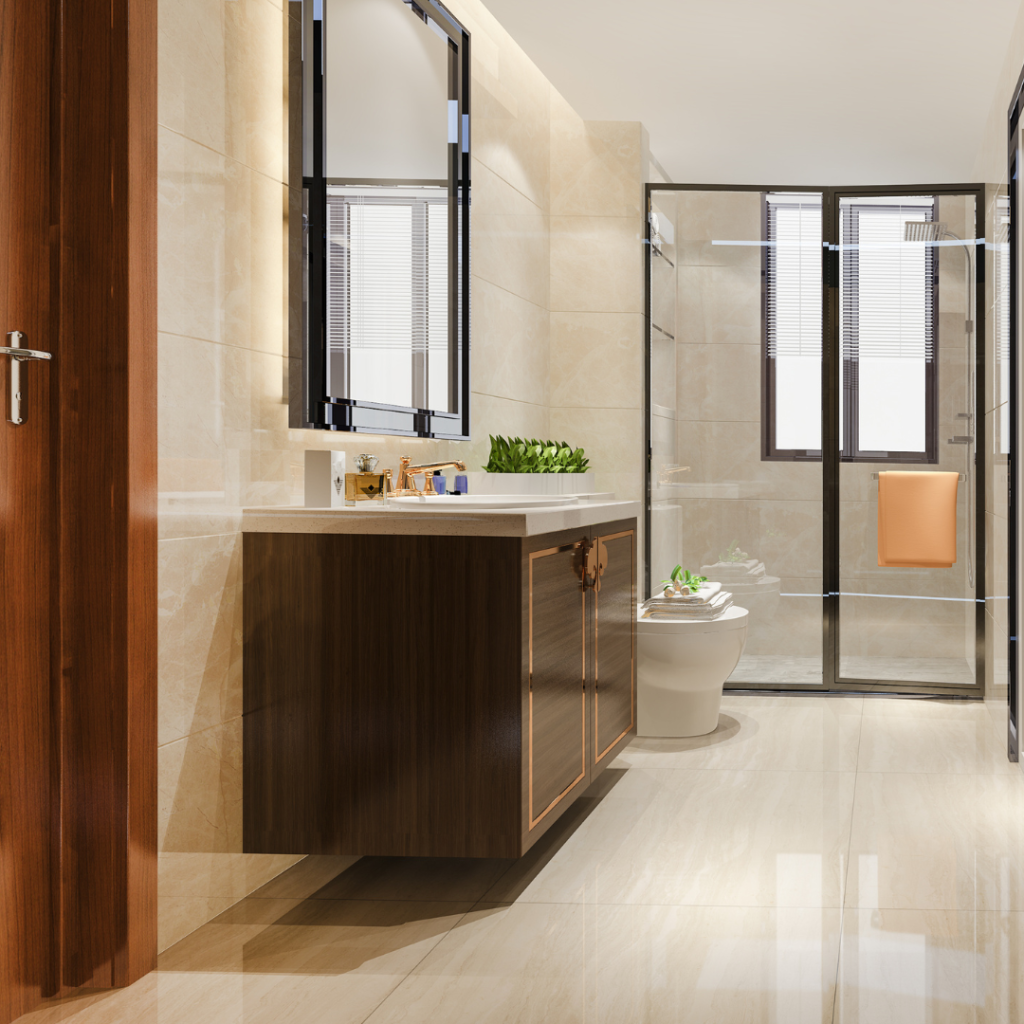 design clean banheiro